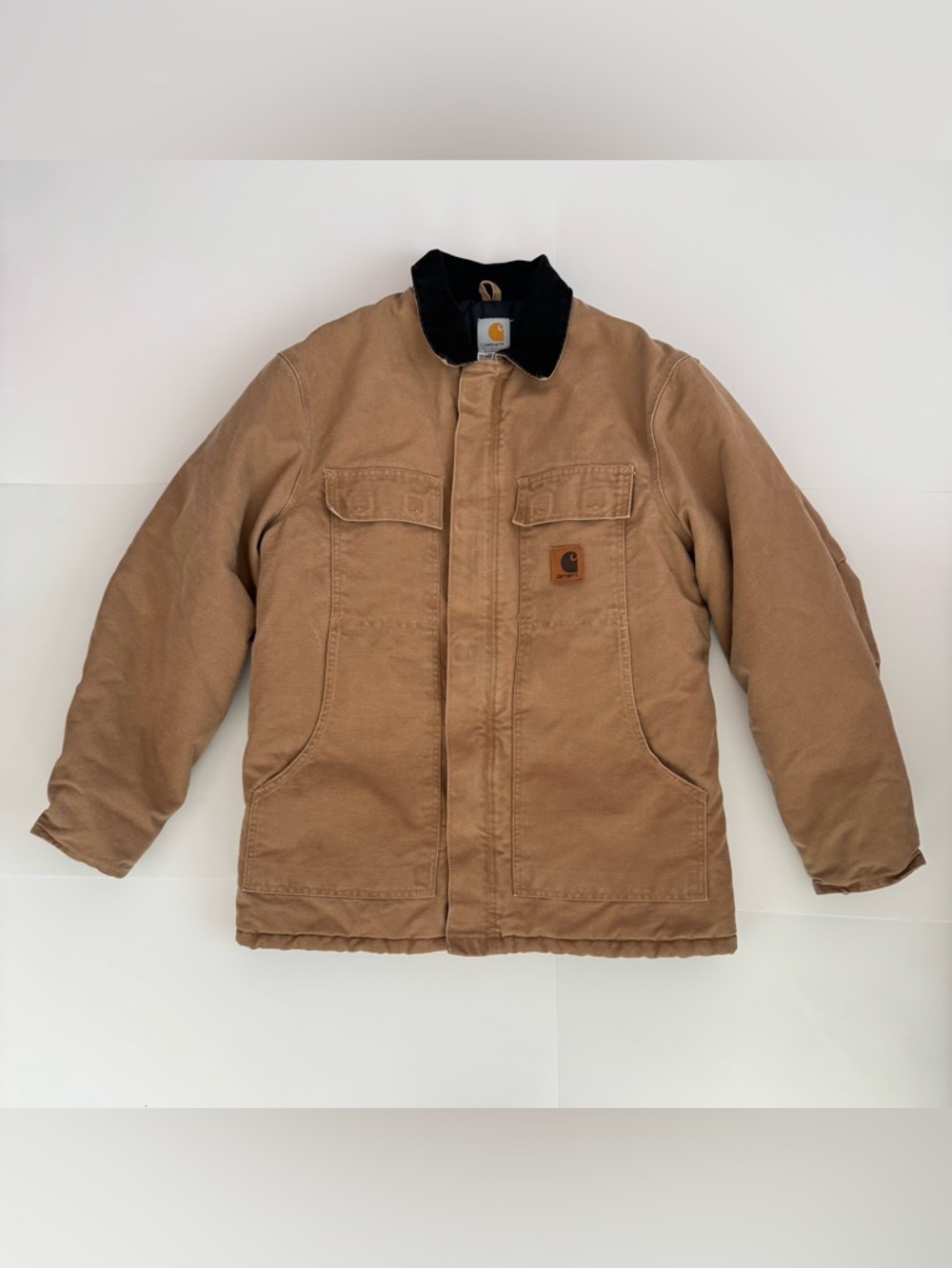 Carhartt Men’s Arctic Quilt Lined Brown Jacket C26 CML Size Medium